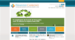 Desktop Screenshot of finanzascarbono.org